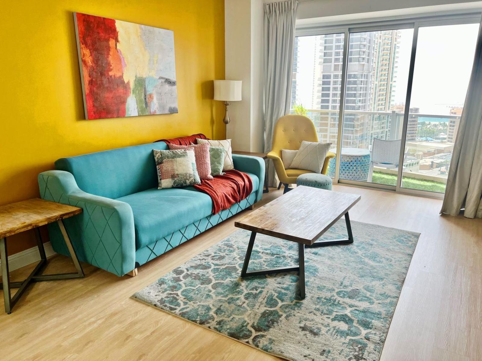 Newly Renovated Marina & Sea View Family Condo 迪拜 外观 照片